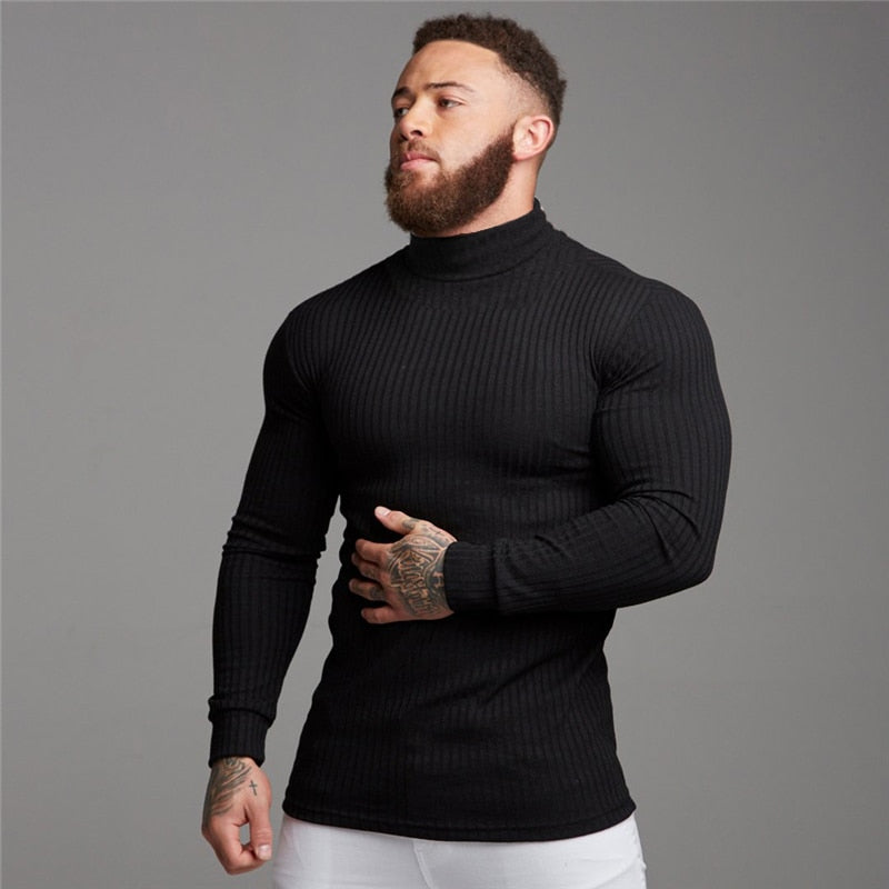 Ribbed Long Sleeve Top - B.A.G.S (Black Apparel and Goods Store) 