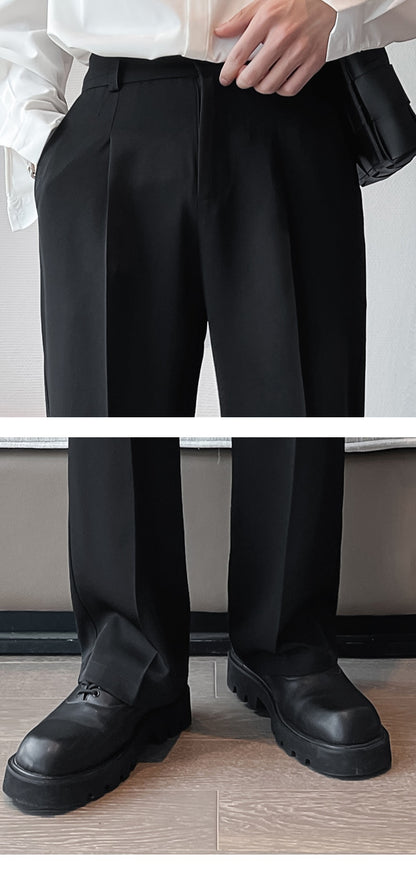 Wide Leg Trousers - B.A.G.S (Black Apparel and Goods Store) 
